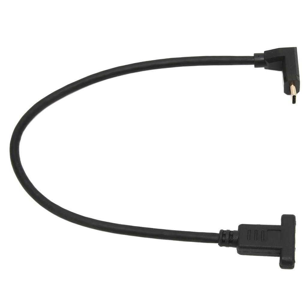 Удлинительный кабель Type-C папа-мама USB 3.1, стабильный, быстрый, адаптер Type-C папа-мама с отверстием для винта для крепления на панели