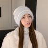 Thickening Knitted Hat Windproof Ear Protection Casual Bonnet Caps  for Women Girls