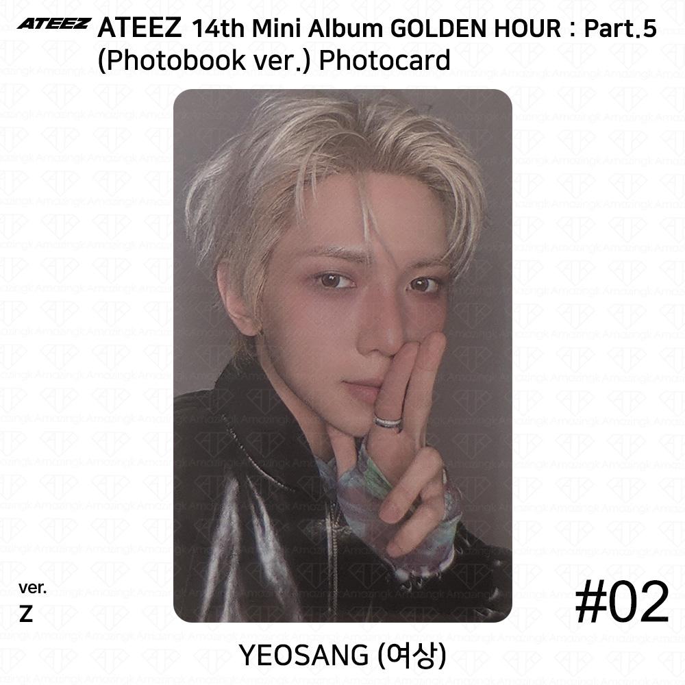 ATEEZ 14-й мини-альбом Golden Hour Часть 5 Фотобук версия. Фотокарточка Z ВЕРСИЯ