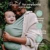Слинг-переноска Boba Wrap Baby Carrier Японский [Официальный дистрибьютор] (Зеленый шалфей)
