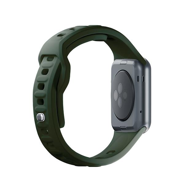 Pasek Silikonowy 3Mk Silicone Watch Strap Do Apple Watch 42/44/45/49Mm Ciemnozielony