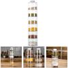 Space Saving Spice Jars Tower Transparent Condiment Bottles Stackable Spice Rack  for Salt Spices