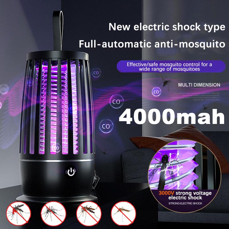 Mosquito  Killer Lamp Portable USB Rechargeable Electric Fly Trap Zapper Insect Killer Repellent Outdoor Mute Anti Mosquito Lamp