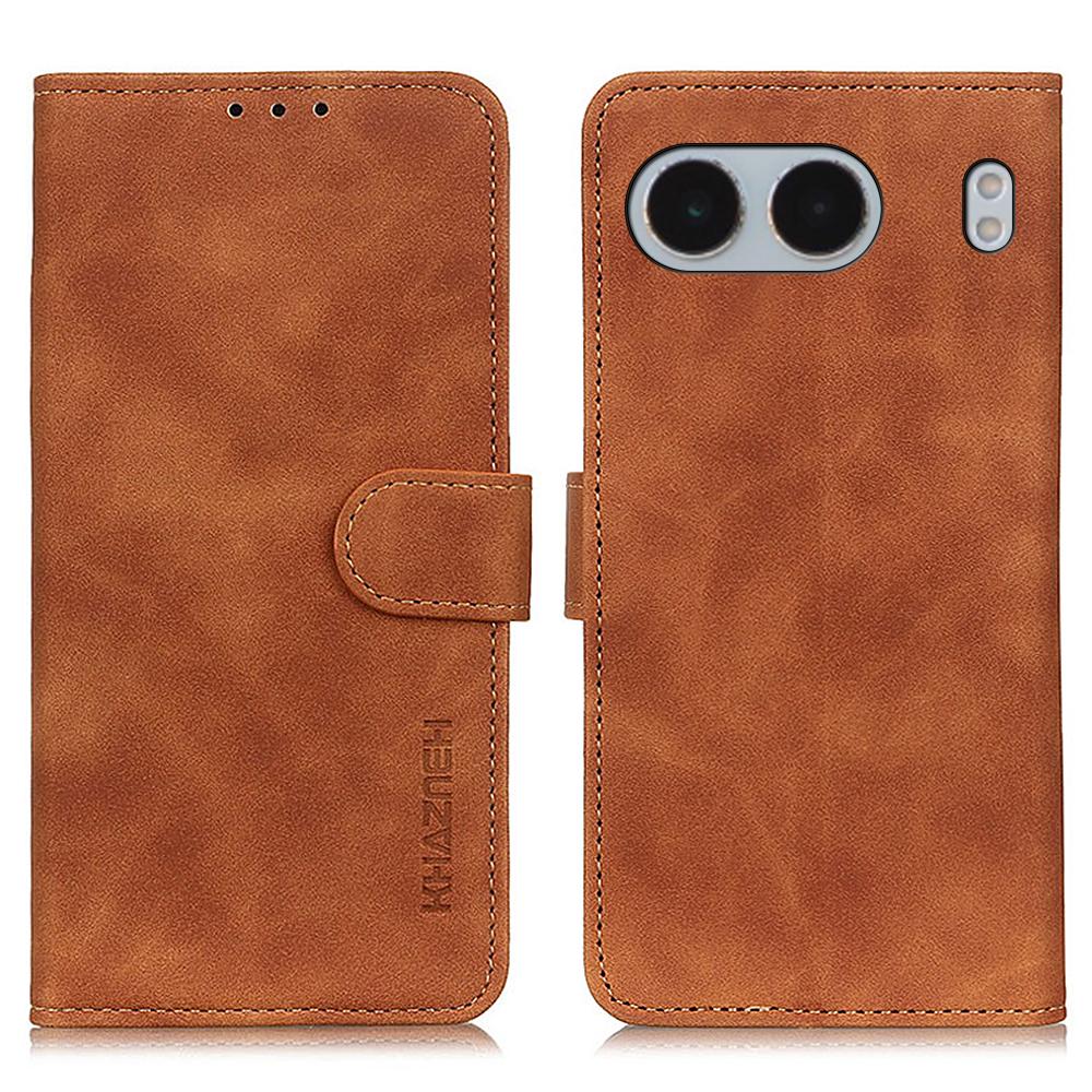 KHAZNEH For OnePlus Nord 4 Case Retro PU Leather Wallet Stand Phone Cover