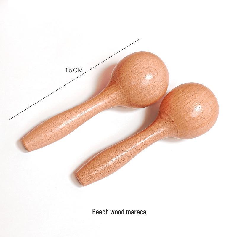 Детские музыкальные инструменты Орфа: Треугольник, Кастаньеты, Маракасы, Бубен, Деревянные бруски, Тарелки