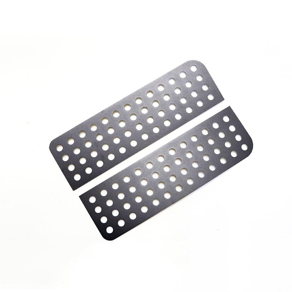 2pcs Rear Door Window Glass Cover Strip Decor Trim For 18-22 Jeep Wrangler JL JT