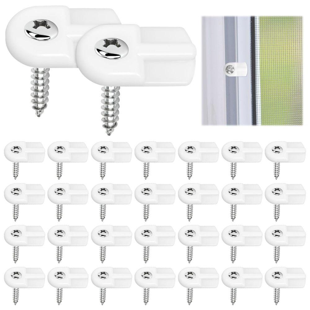 12/20/30/50Pcs Windproof Mesh Screen Holder for Securing Window Screens and Storm