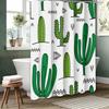 Plant Cactus Bathroom Shower Curtain Dwarf Waterproof Fabric Bathroom Curtain With 12 Hooks Sunflower Home Deco Free Ship