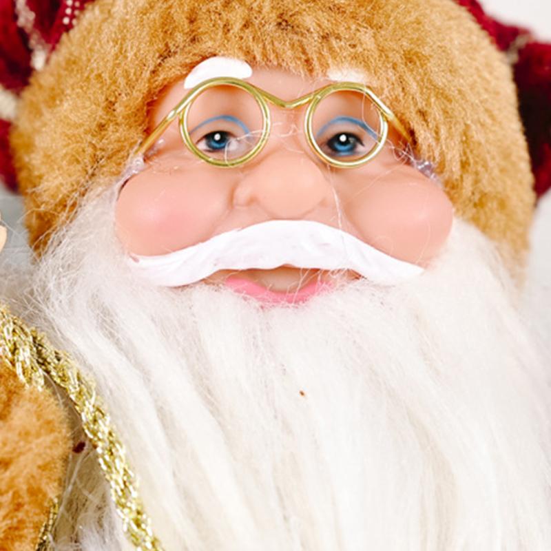 Кукла Санта-Клауса Стоящая / Сидящая кукла Рождественский орнамент для домашнего декора рождественского стола