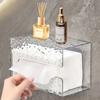 Bathroom Tray Shelf Tissue Box Glacier Pattern Toilet Paper Box New Face Wash Towel Storage Box