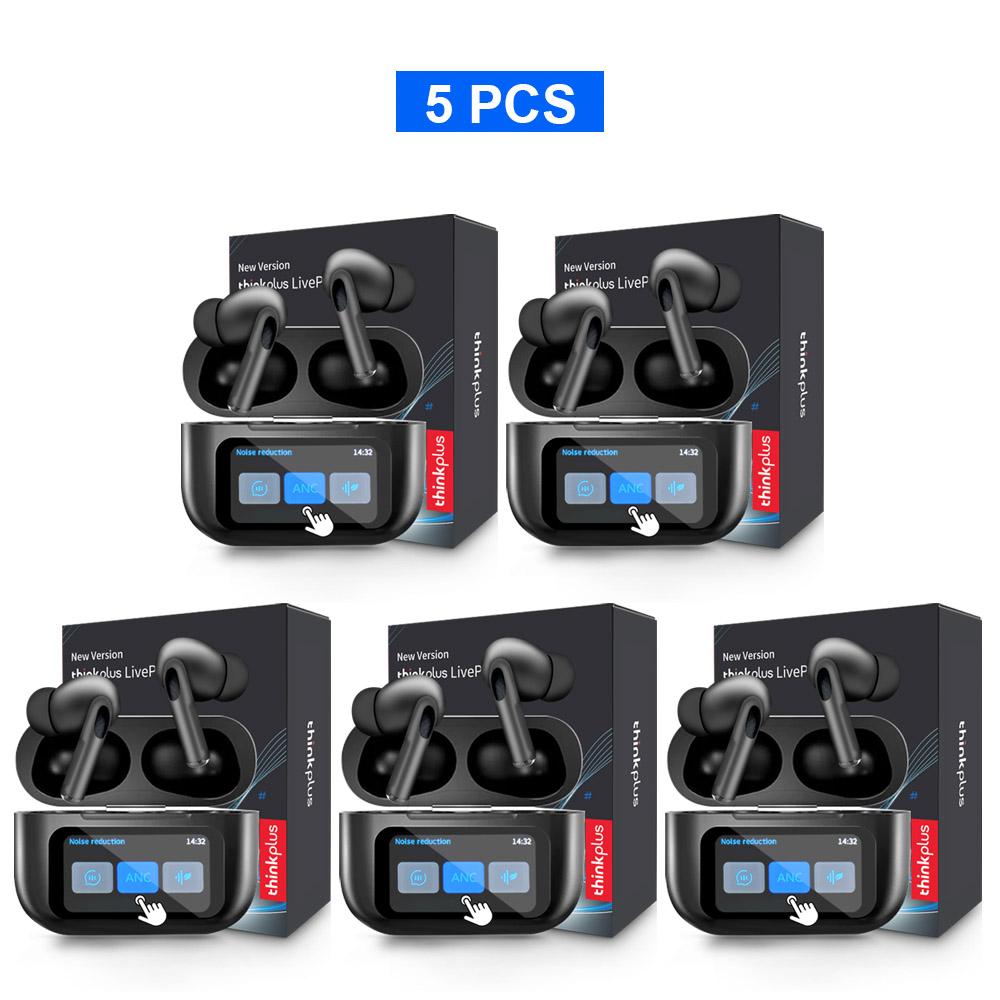 Thinkplus Wireless Bluetooth Earphones ANC Noise Reduction Earbuds HD Mic Call Gamer Headsets LED Touch Screen Control