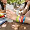 Colorful Wristbands for Student Souvenirs 6 Pcs Welcome Back to School Bracelets, First Day of Silicone Students, Prize Accessories, Stuffers Fillers