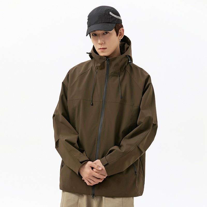 Весенняя новая ветрозащитная и водонепроницаемая куртка с капюшоном, функциональная горная функциональная спортивная куртка для активного отдыха на открытом воздухе