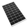 Monocrystalline Solar Panel 120W 18V Waterproof High Efficiency for Boat Tractor Trailer Truck