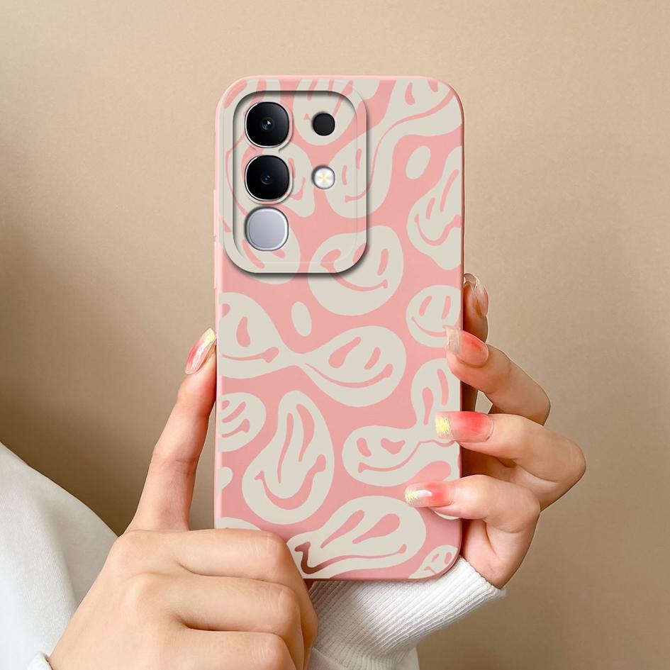 Для Vivo S19 Pro Y19S V30 V40e V50 Y04 T4x iQOO Z9s Y29 Y29S Y39 V40 Lite(ИДН) Чехол с модными этикетками и узорами, мягкий силиконовый чехол против падения для Vivo Capa