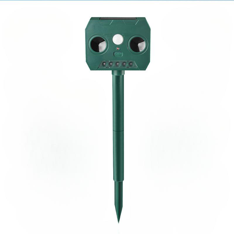 1 шт. Уличный отпугиватель животных на солнечной энергии, ультразвуковой отпугиватель мышей, инфракрасная индукция, ультразвуковой отпугиватель птиц и насекомых