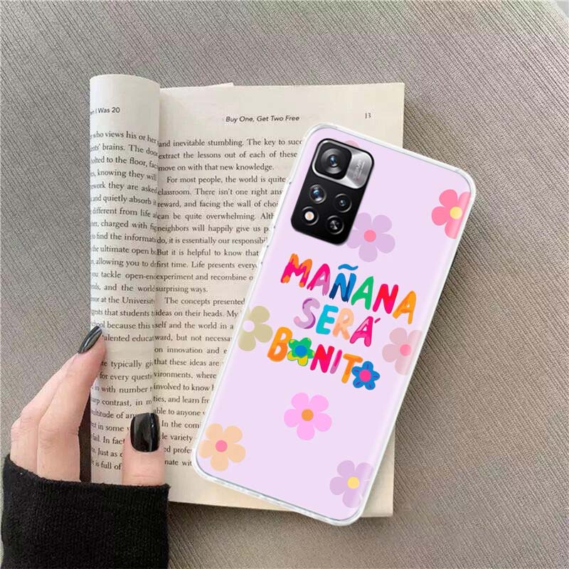 Чехол для телефона Karol G Manana Sera Bonito Для Xiaomi Redmi Note 14 Pro 12 Plus 12S 10 11 Pro 4G 5G 9T 9S 8T 10S 11T 11S 11E 9 8 Coqu