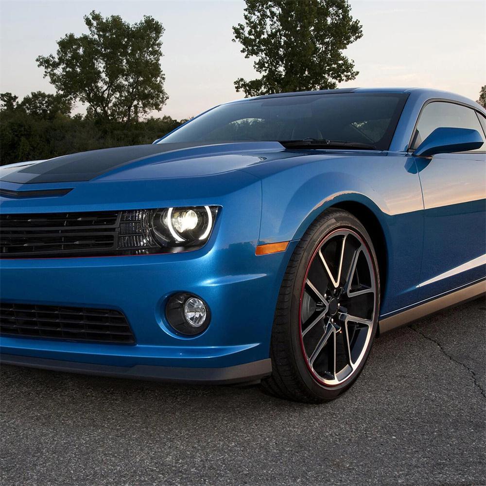 Янтарные линзы Передние боковые габаритные огни Указатели поворота Отражатели Для Chevy Camaro 2010-2015