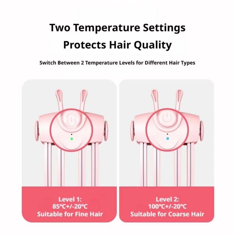 Heating Fluffy Hair Root Volumizer Portable Hair Volumizer Heated Hair Clip Travel Use