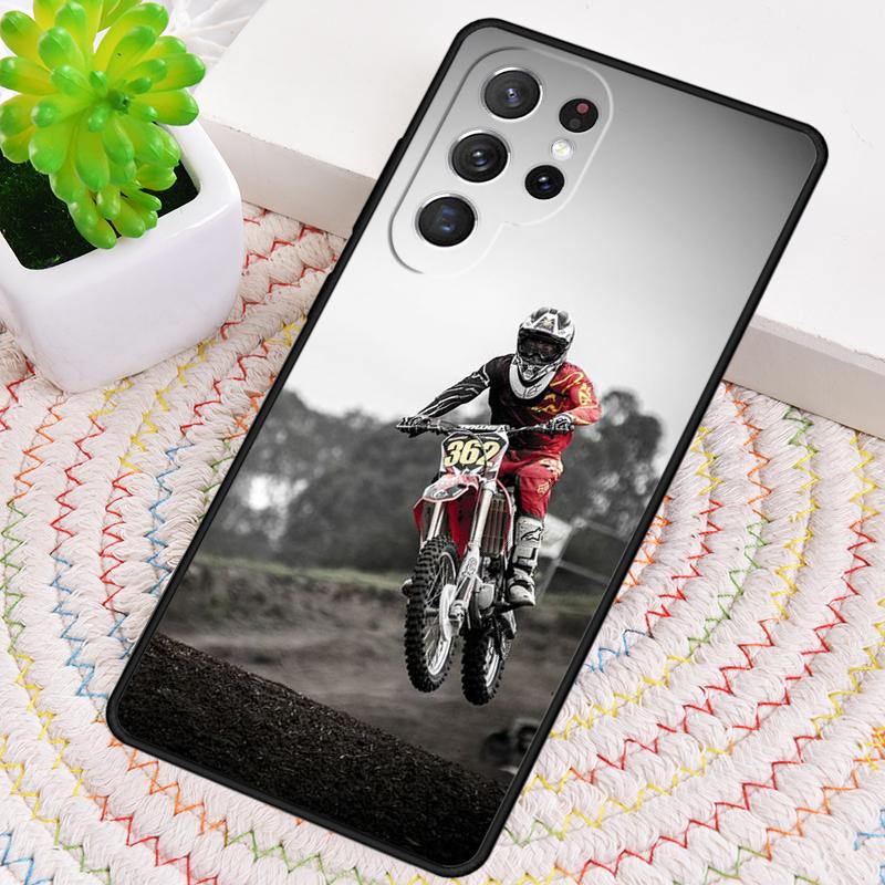 Чехол для телефона Samsung Galaxy note 10 pro S26 Ultra S23 S24 FE S25 S21 S22 PLUS с рисунком Dirt MX Bike Motocross, противоударный