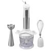 Food Processor 304 Stainless Steel Motor Electric Food Chopper for Slicing Shredding Mincing Puree