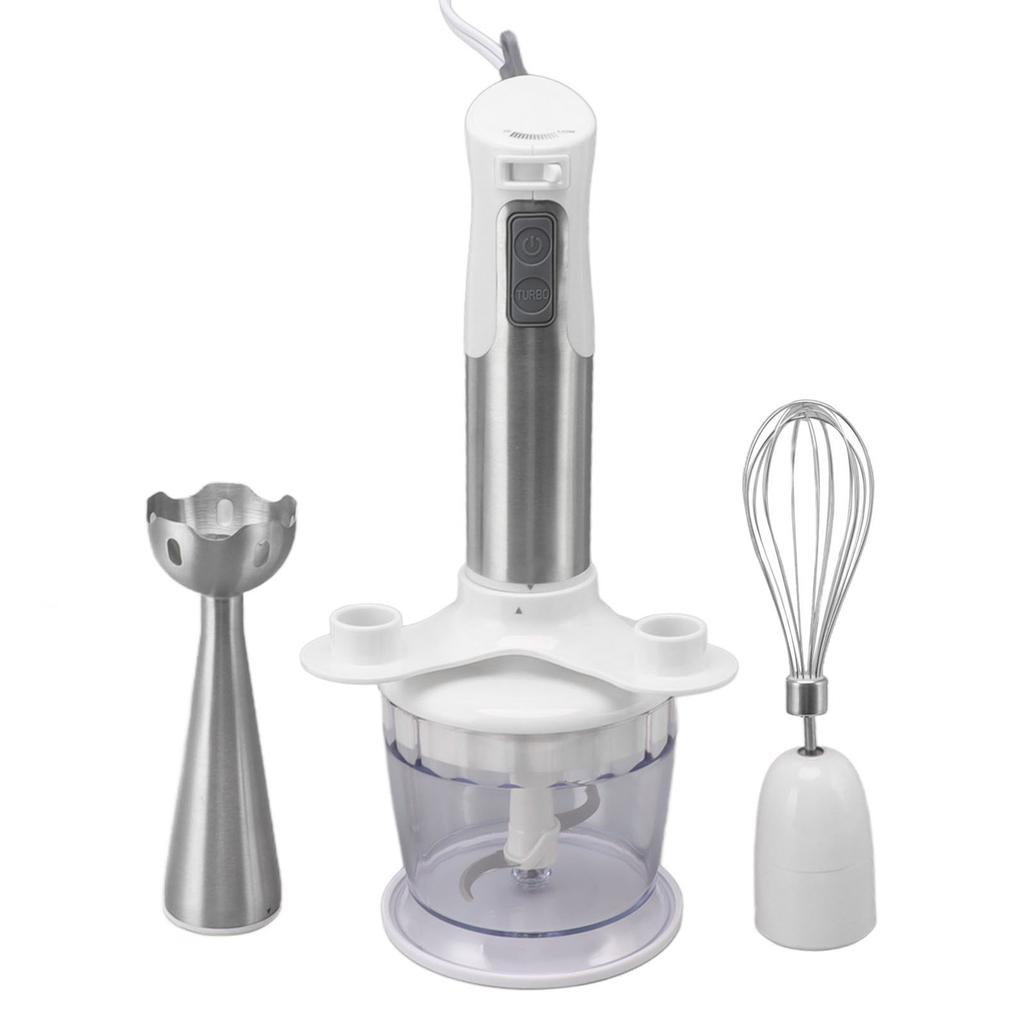 Food Processor 304 Stainless Steel Motor Electric Food Chopper for Slicing Shredding Mincing Puree