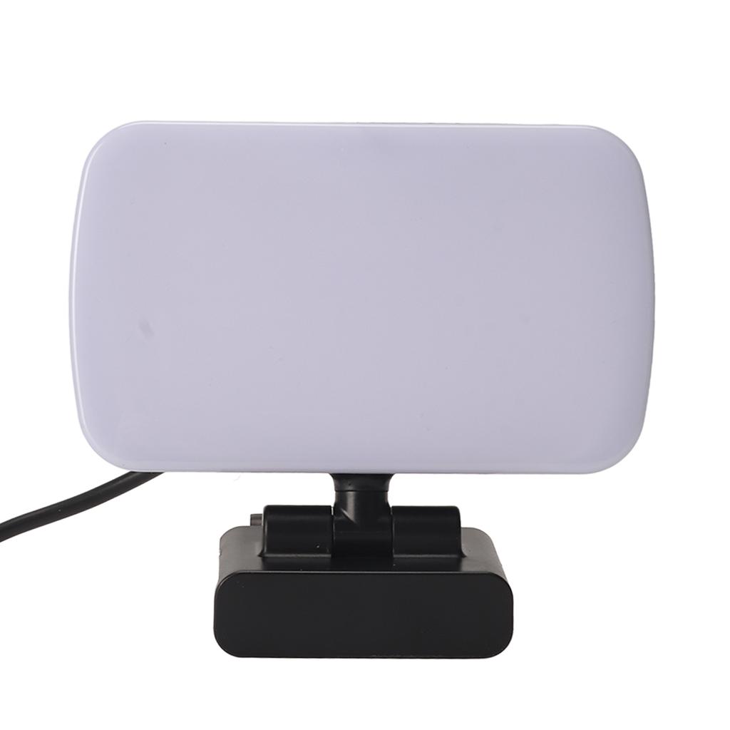 Webcam Light USB 3 Light Colors 10 Dimming Modes Flexible Rotatable Mini Video Light for Laptop Meeting Education