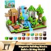 My Block World Children's Magnetic Cubes Set - Primeval Forest