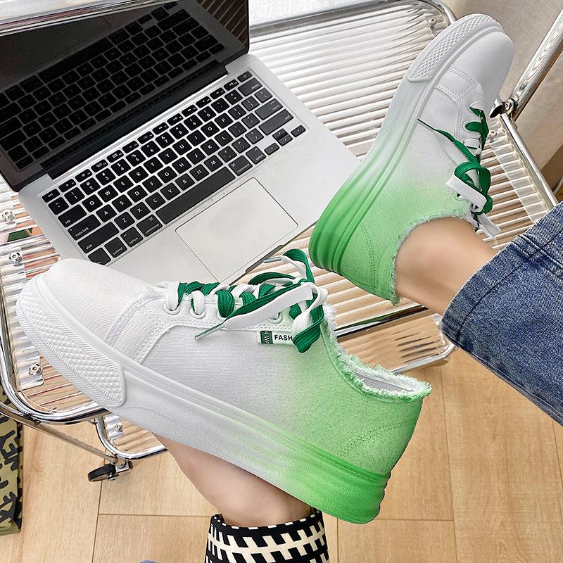 Модные мужские кроссовки из вулканизированной кожи 2024 года, новые зеленые парусиновые туфли, модный дизайн, женские и мужские кроссовки на платформе для тенниса Zapatos Deportivos