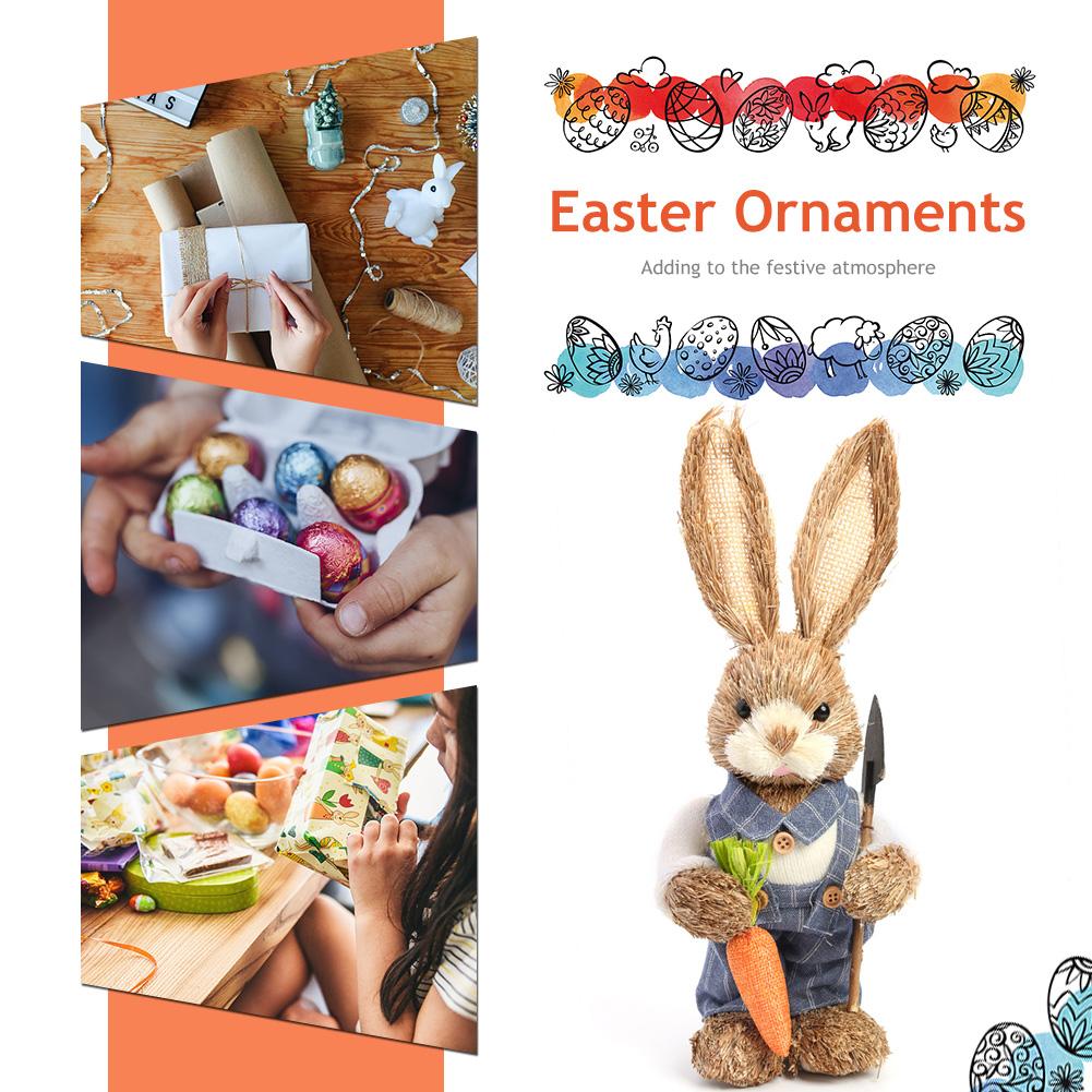 LF# Пасхальный кролик Орнамент Искусство Ремесла Мультфильм Пасхальный Орнамент Яркие Фотографии P