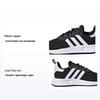 Originals X_PLR Тканевые Нескользящие Дышащие Низкие Спортивные Повседневные Кроссовки Детские Кроссовки Черные Белые EF6091