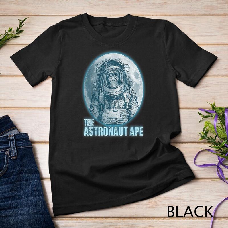 Astronaut Monkey The Astronaut Ape Chimpanzee Space Travel Unisex T Shirt
