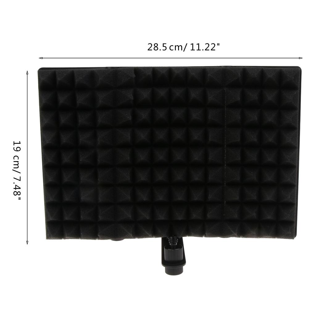 Professional Studio Microphone Soundproof Shield Sound Absorption Reflection Filter Sponge Soundproof Shield
