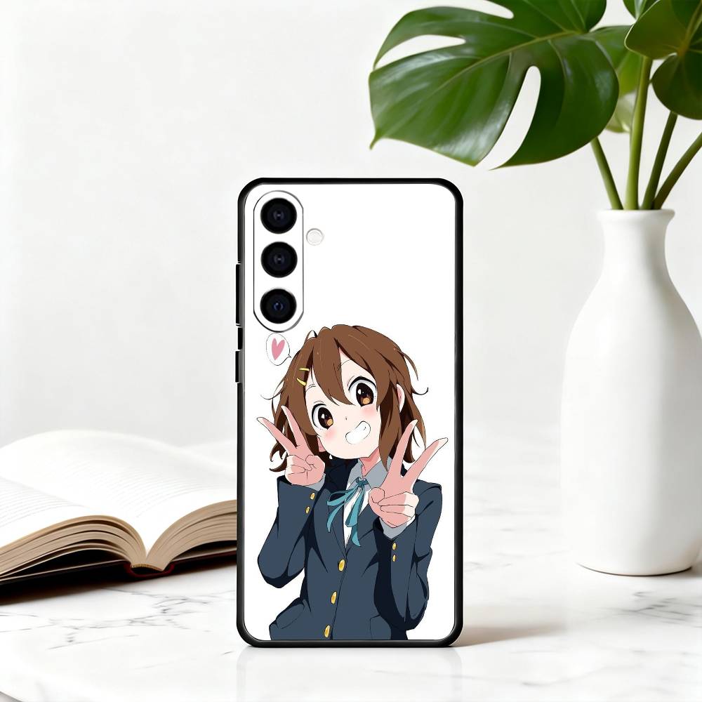 K-K-ON Музыка Y-Юи H-Хирасава-yh Чехол для телефона для Samsung Galaxy A73,A72,A71,A70,A53,A52,A51,Другие Мягкий Черный Чехол
