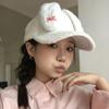 Шапка-ушанка из овечьей шерсти Y2k с кроличьими ушками, корейская бейсболка с козырьком, милая женская бейсболка