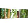 Set of Three Pictures Canvas Print Bamboo Zen Spa