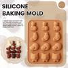 12-Piece DIY Форма Кот Силиконовая Мини Форма Шоколадное Печенье Печенье Торт Форма для Выпечки Кухня Дом Аксессуары для Выпечки Фестиваль Вечеринка