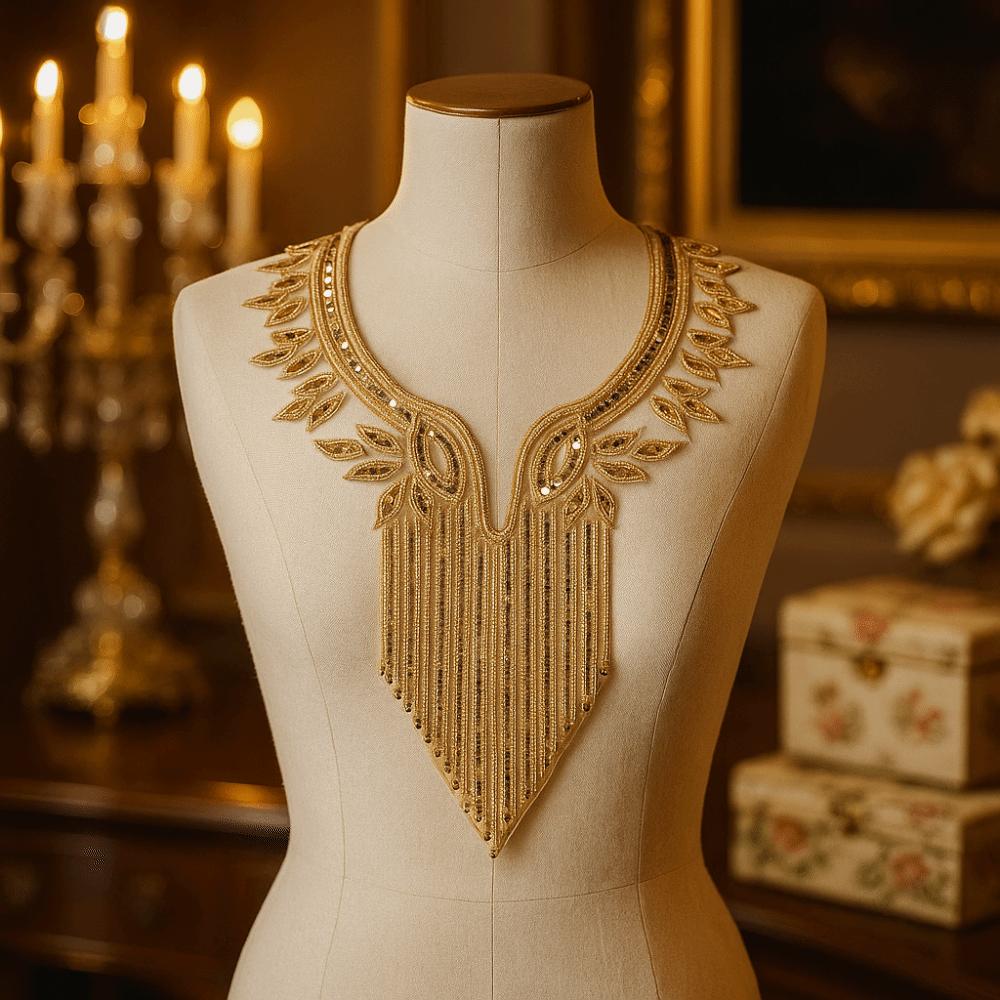 Fashion Embroidery Applique Luxury Clothing Applique Dress Decorations Applique Patches  Apparel