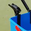 Bucket Rod Holder Adjustable Ice Fishing Lightweight Mount Bracket Foldable Clamp On