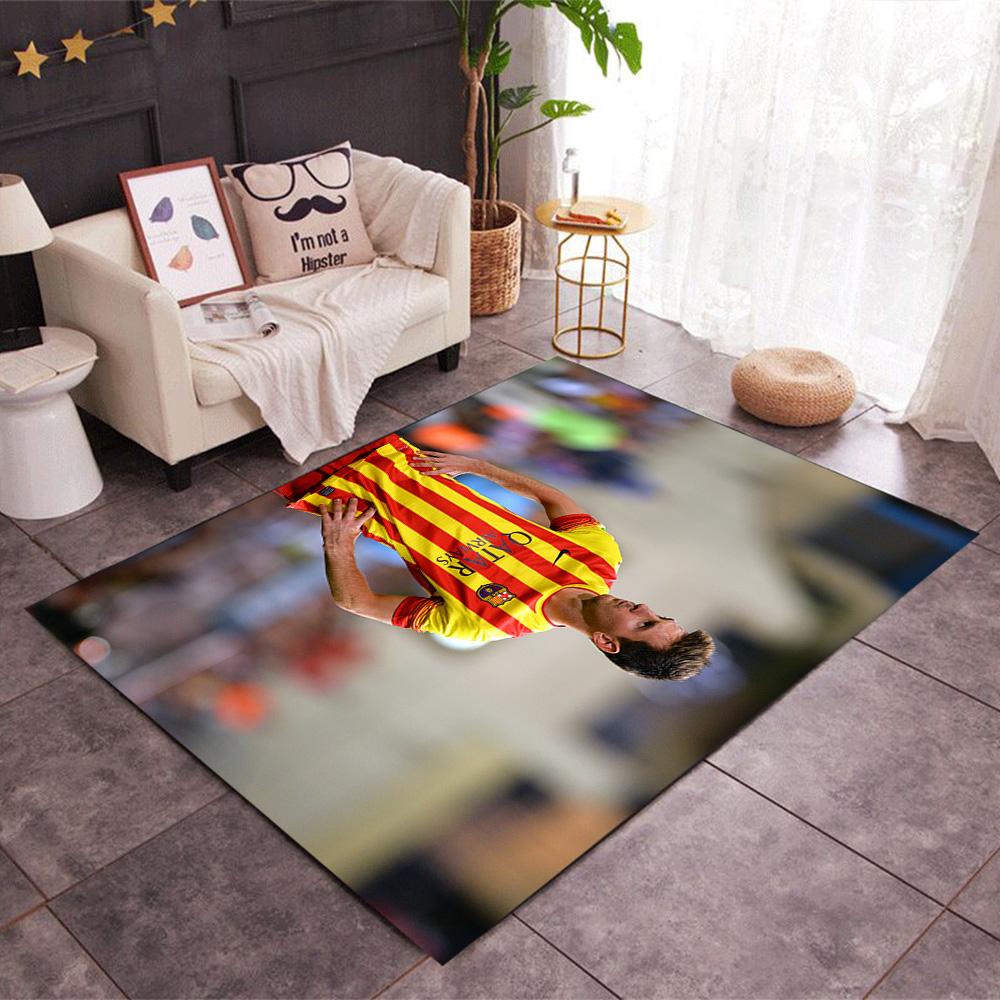 Messi Celebrates Victory Carpet Suitable for Balcony Outdoor Entryway Dining Room Anti-slip Rug Anime Office Decor Perfect Gift for Friends & Family