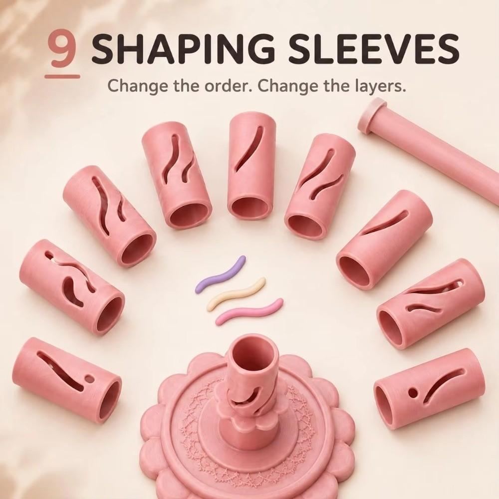 9 Shaping Sleeves Modular Clay Bloom Maker Handmade Clay Bloom Shaping Sleeves Party Craft