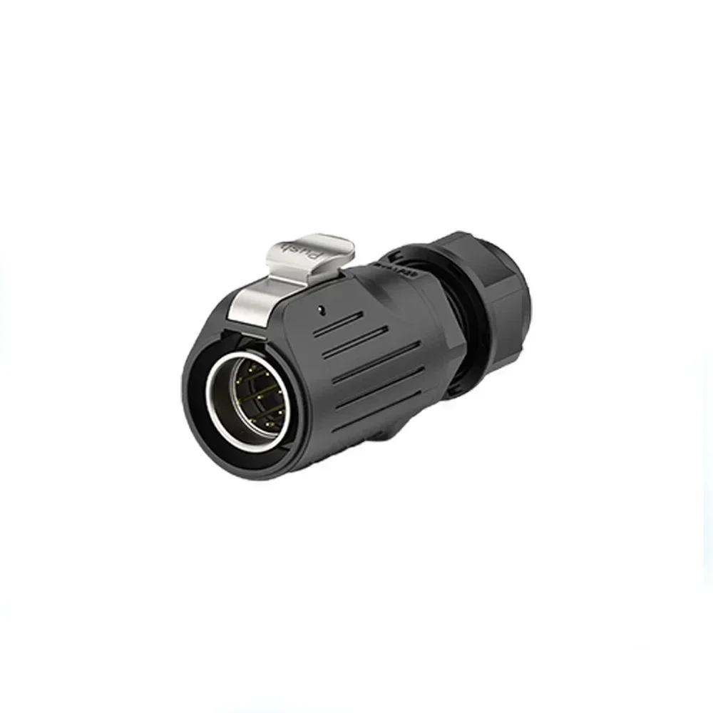 EW-LP20 Waterproof M20 Power Aviation Connector 2 3 4 5 7 9 12 Pin Plug Socket Panel Adapter Industry Signal Rransceiver Radio
