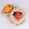 5Pcs Portable Cotton Mesh Vegetable Bags Drawstring Vegetable Container Home Bundle Pocket  Toys