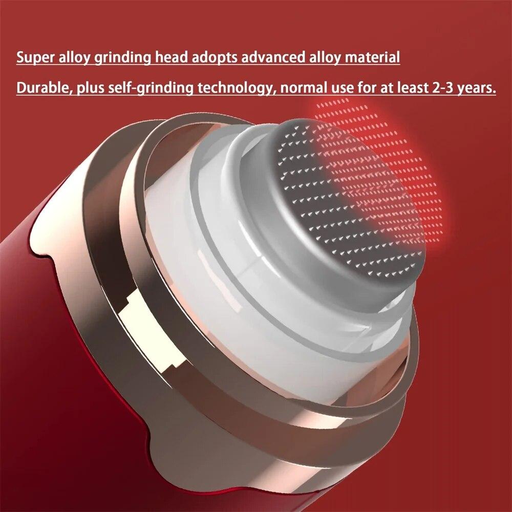 Перезаряжаемый электрический инструмент для удаления мозолей на ногах, профессиональный инструмент для удаления омертвевшей кожи на ногах, сухой кожи, трещин, шлифовальных пилок для ног