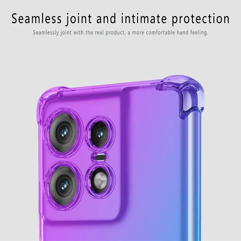Ударопрочный градиентный чехол из ТПУ для Motorola Edge 50 Pro 2026 Moto Edge 50 Neo Fusion Ultra Защитная крышка Funda Coque