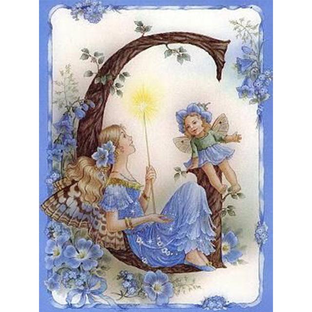 Квадратный/круглый алмаз 5D Diy алмазная живопись красивая девушка ангел Алмазная вышивка крестиком горный хрусталь мозаичное украшение