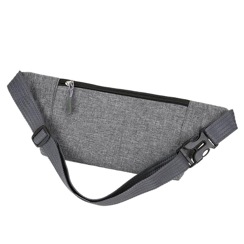 Оксфорд Ткань Fit Waistpack Мобильный поясной рюкзак мужской Спорт на открытом воздухе Отдых Бег Защита от кражи Ультратонкий Невидимый