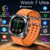 2025 New Watch 7 Ultra GPS Tracking Smart Watch Men Amoled Screen Heart Rate Bluetooth Call NFC Sports Smart Watch