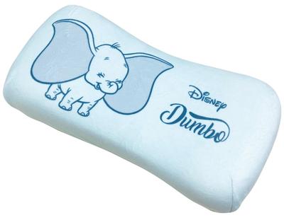 MORIPiLO Morishita подушка из пены с эффектом памяти Disney Dumbo 15x31 см, поясничная поддержка, поддержка спины, мягкая игрушка, подушка с изображением персонажей, пастельно-голубая 4621193