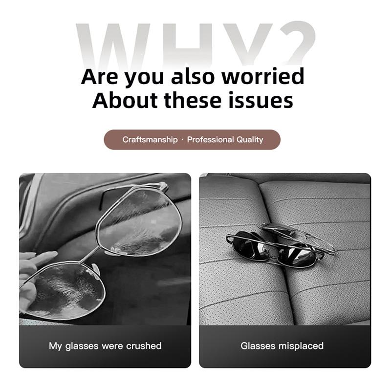 AJL6 Car Glasses Clip Sun Visor Card Holder Ticket Clamp For Jeep Grand Cherokee Wrangler JK Gladiator Compass Renegade Wagoneer